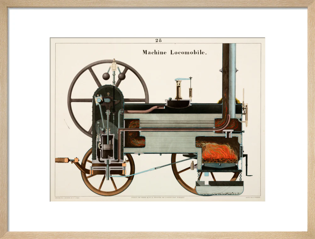 Steam locomotive, 1856. - Image 49