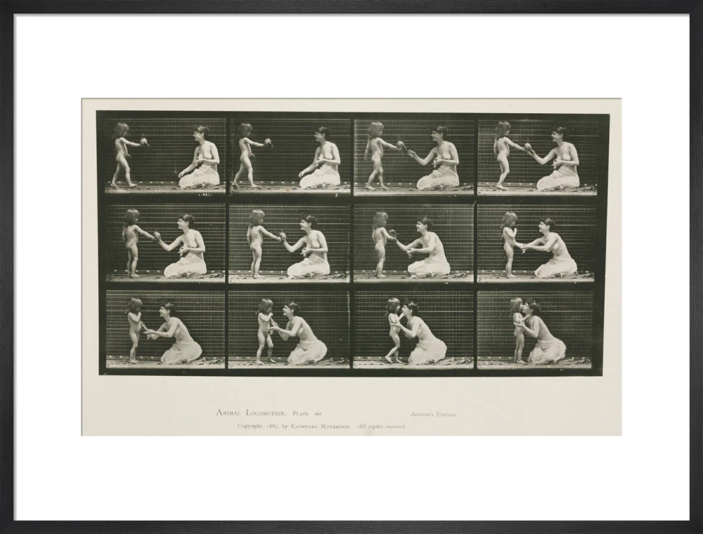 Time-lapse photographs of a woman and child, 1872-1885. - Image 18