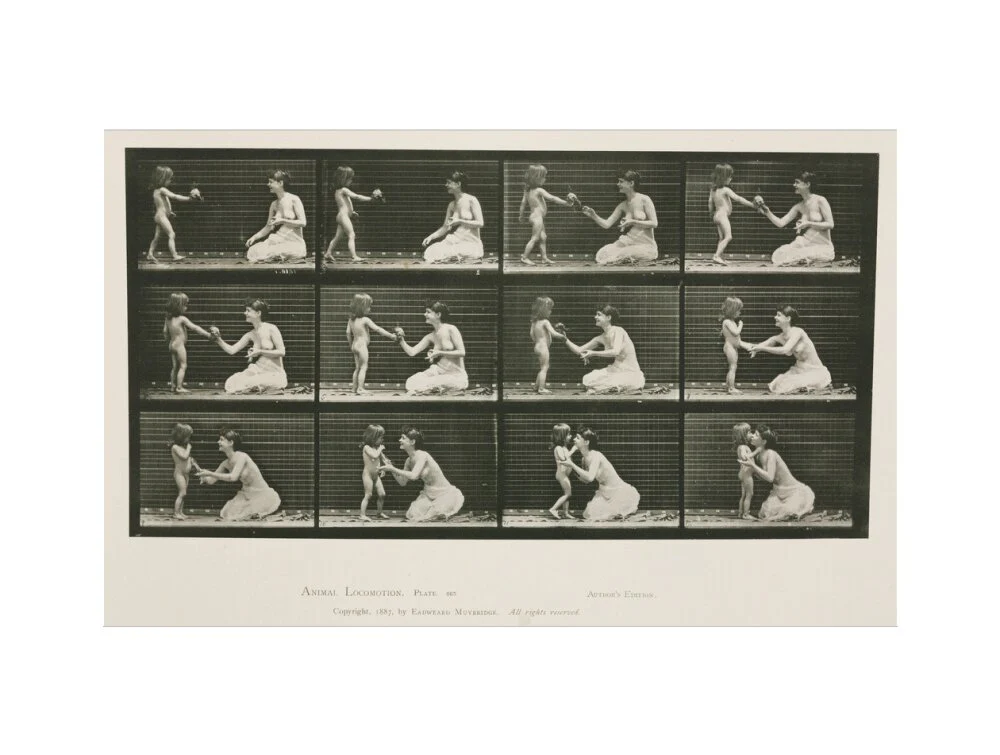 Time-lapse photographs of a woman and child, 1872-1885. - Image 55