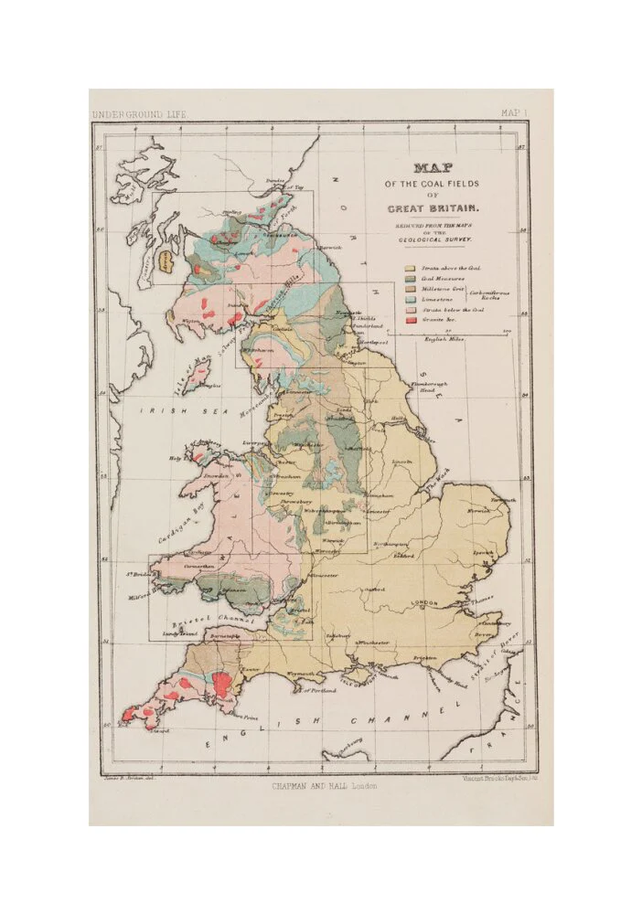 Map of the coal fields of Great Britain, 1869. - Image 28