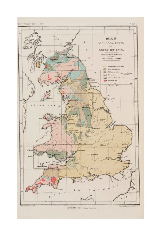 Map of the coal fields of Great Britain, 1869. - Image 29