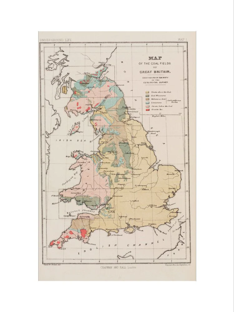 Map of the coal fields of Great Britain, 1869. - Image 40