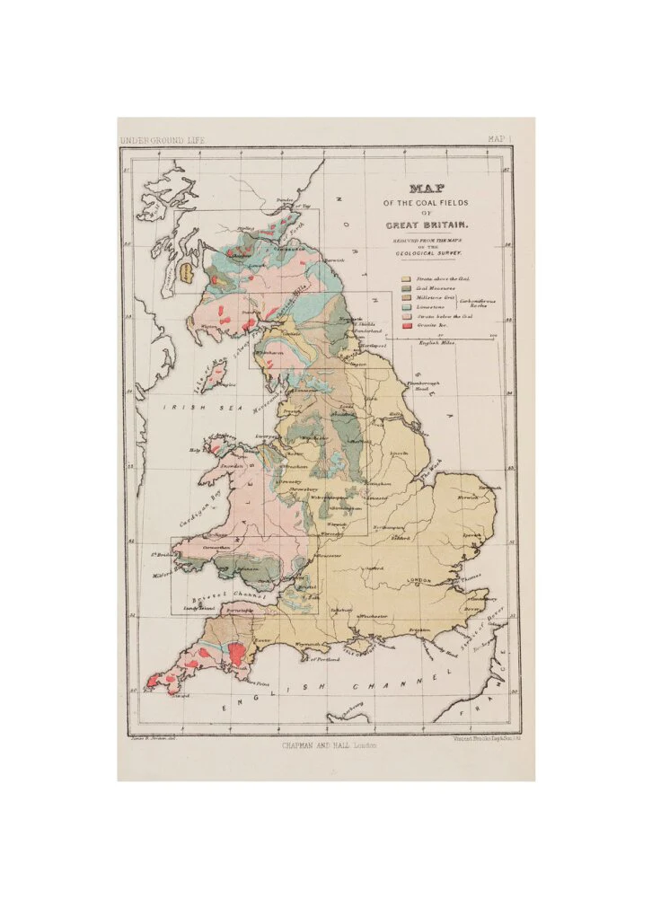 Map of the coal fields of Great Britain, 1869. - Image 60