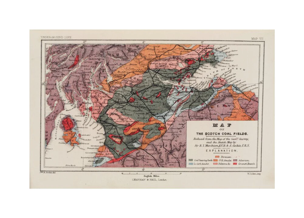 Map of the coal fields of Scotland, 1869. - Image 28
