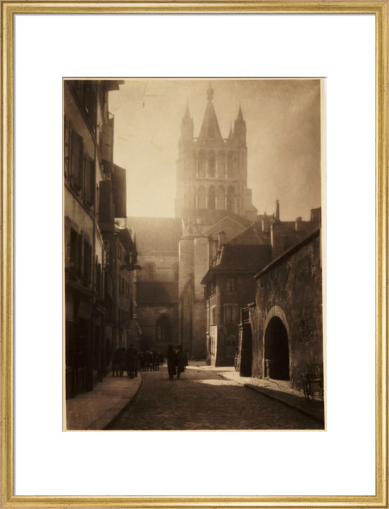 A cathedral in bright sunlight, about 1900 - Image 20
