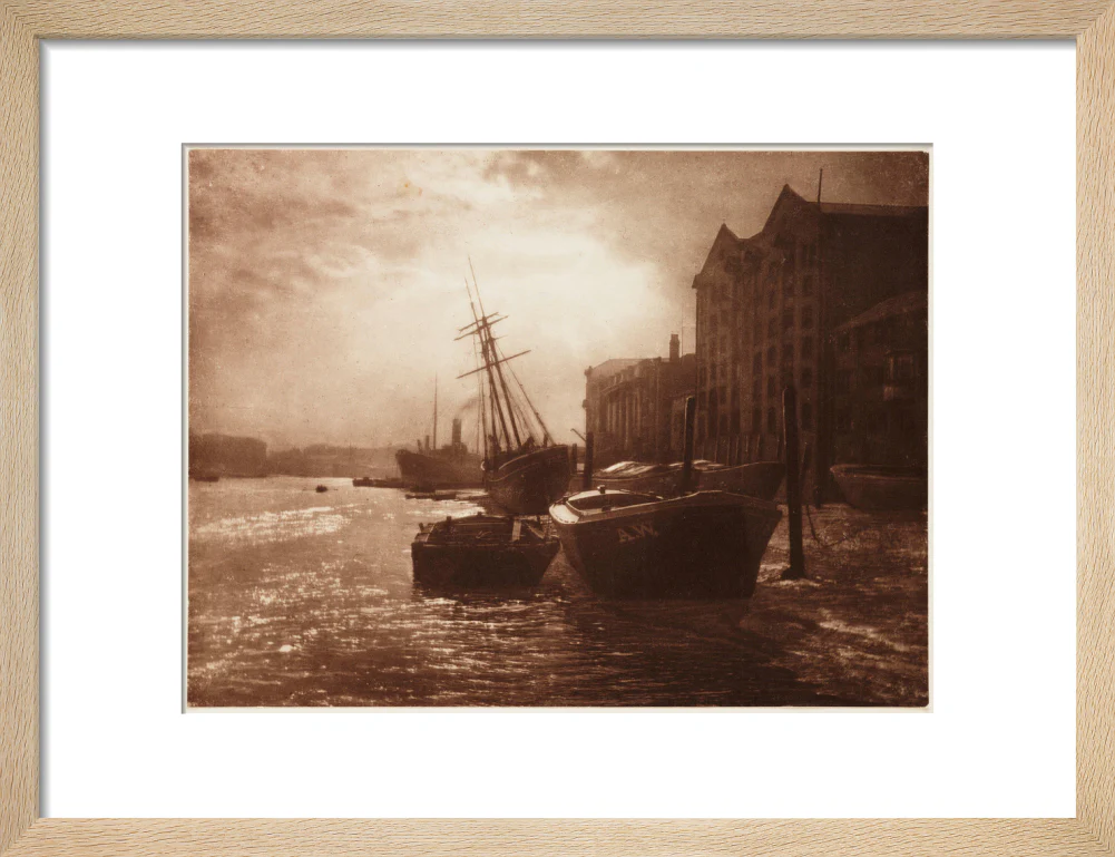 'The Thames Below London Bridge', c 1900. - Image 11