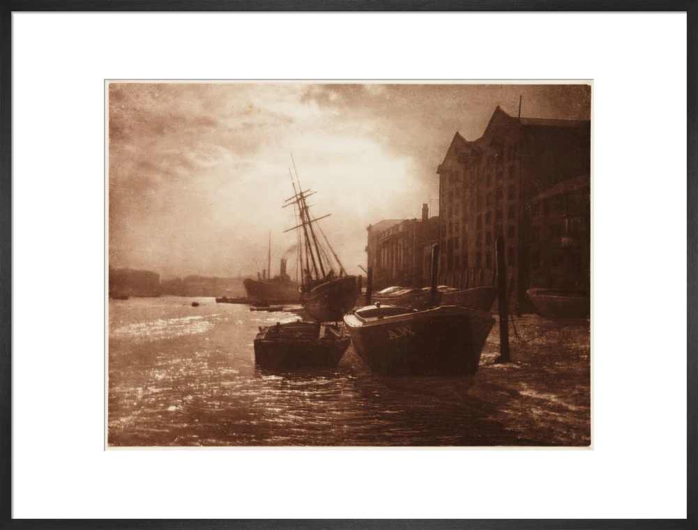 'The Thames Below London Bridge', c 1900. - Image 23