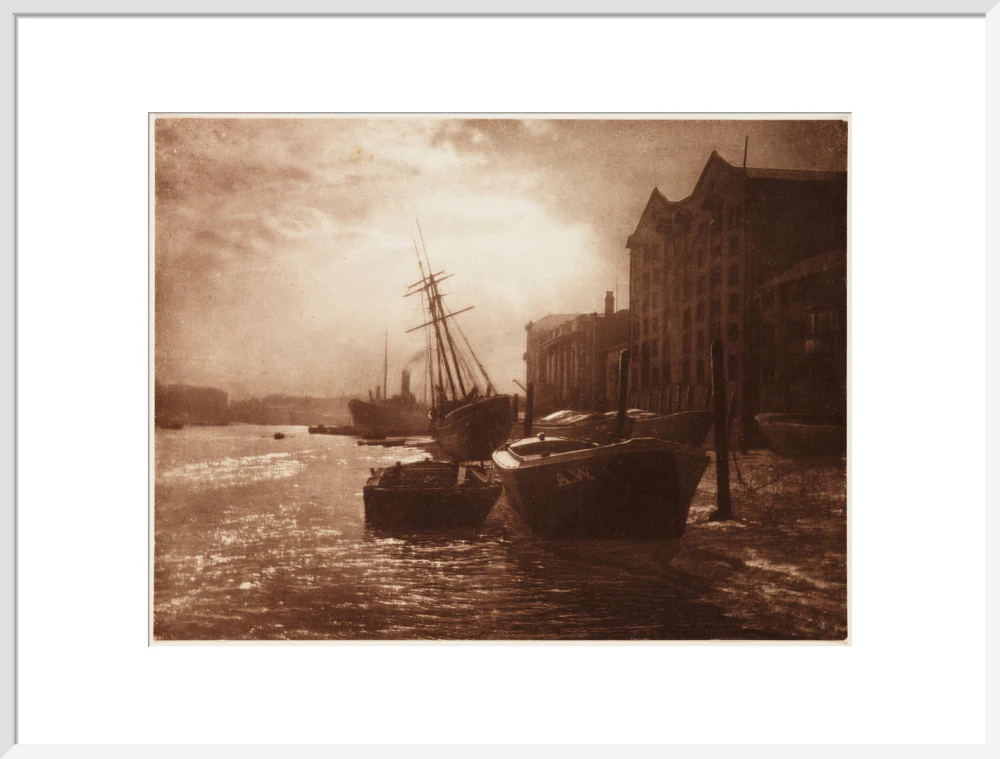 'The Thames Below London Bridge', c 1900. - Image 24