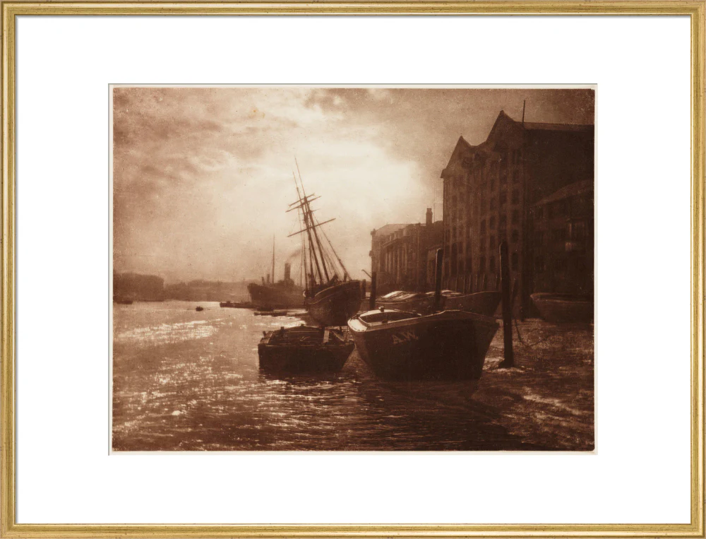 'The Thames Below London Bridge', c 1900. - Image 25