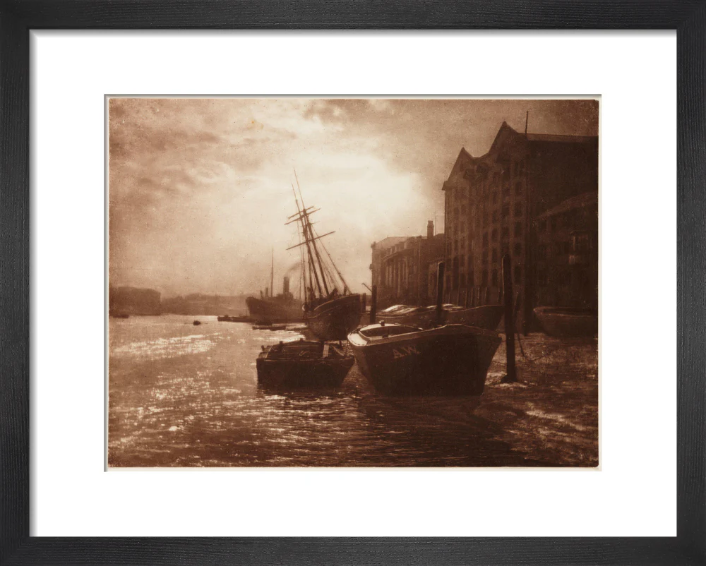 'The Thames Below London Bridge', c 1900. - Image 36