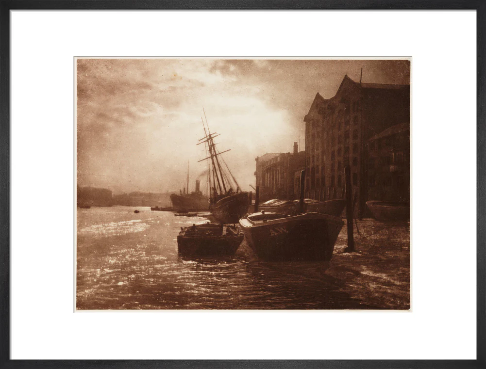 'The Thames Below London Bridge', c 1900. - Image 51