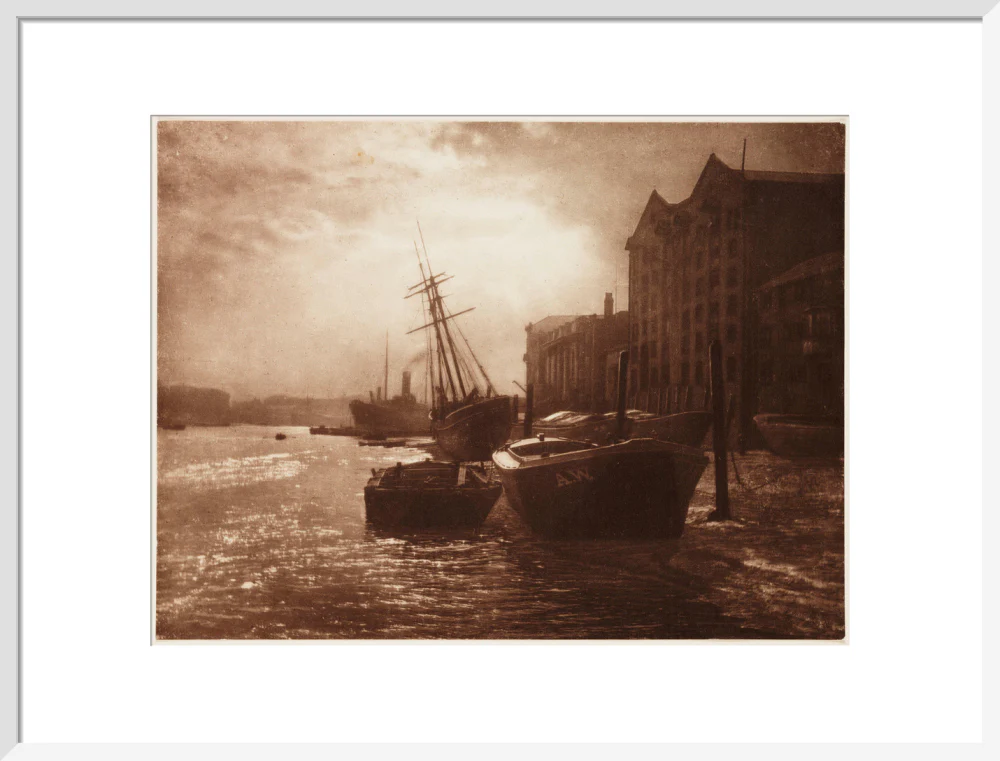 'The Thames Below London Bridge', c 1900. - Image 52