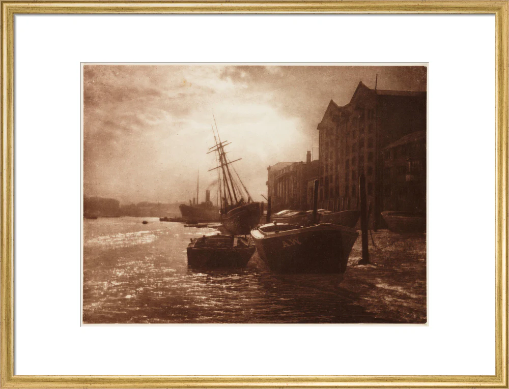 'The Thames Below London Bridge', c 1900. - Image 53