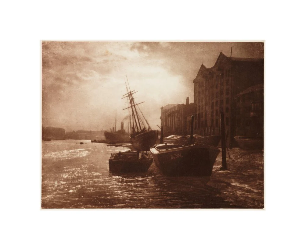 'The Thames Below London Bridge', c 1900. - Image 60