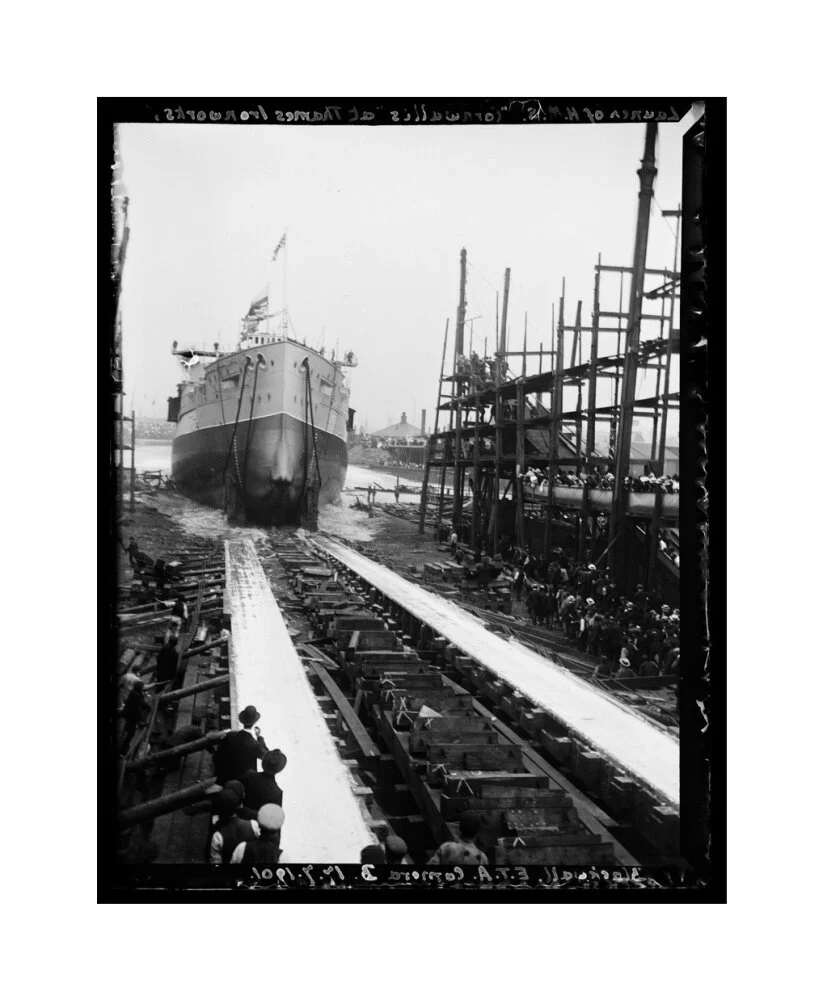 Launch Of HMS Cornwallis At Thames Ironworks, Blackwall', 1901 - Image 28