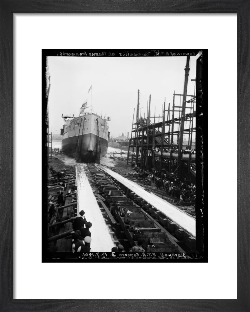 Launch Of HMS Cornwallis At Thames Ironworks, Blackwall', 1901 - Image 3