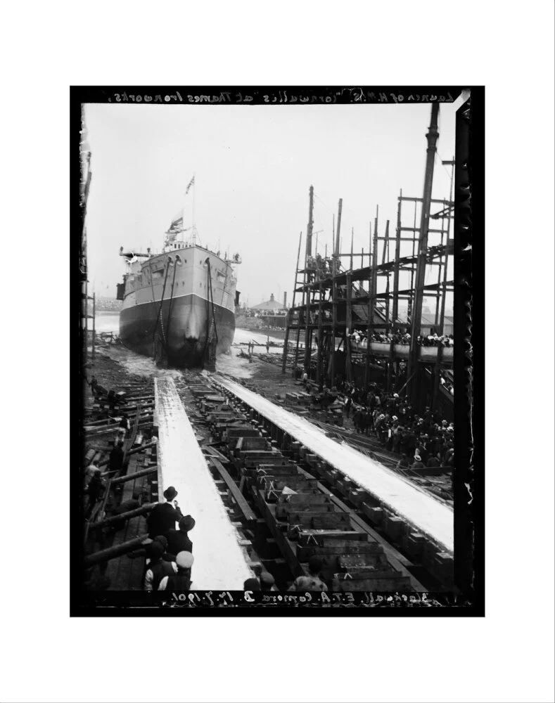 Launch Of HMS Cornwallis At Thames Ironworks, Blackwall', 1901 - Image 35