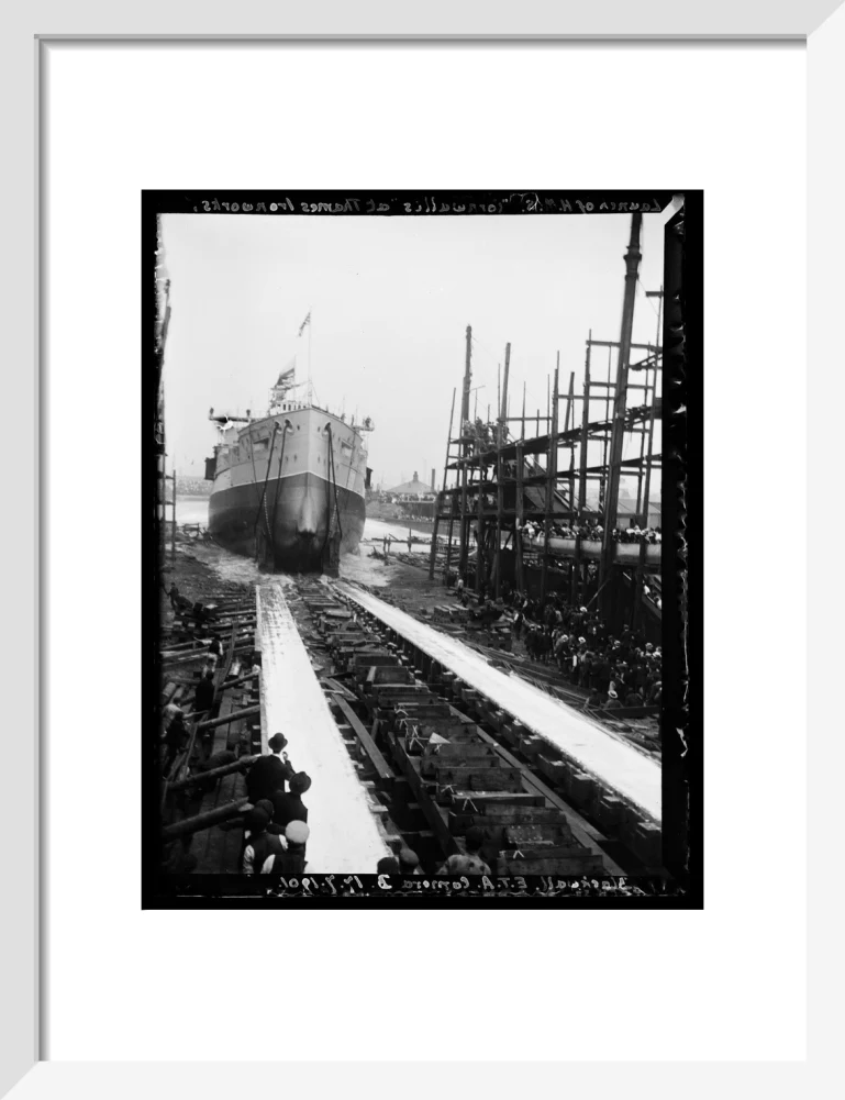 Launch Of HMS Cornwallis At Thames Ironworks, Blackwall', 1901 - Image 42