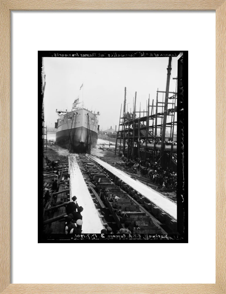 Launch Of HMS Cornwallis At Thames Ironworks, Blackwall', 1901 - Image 44