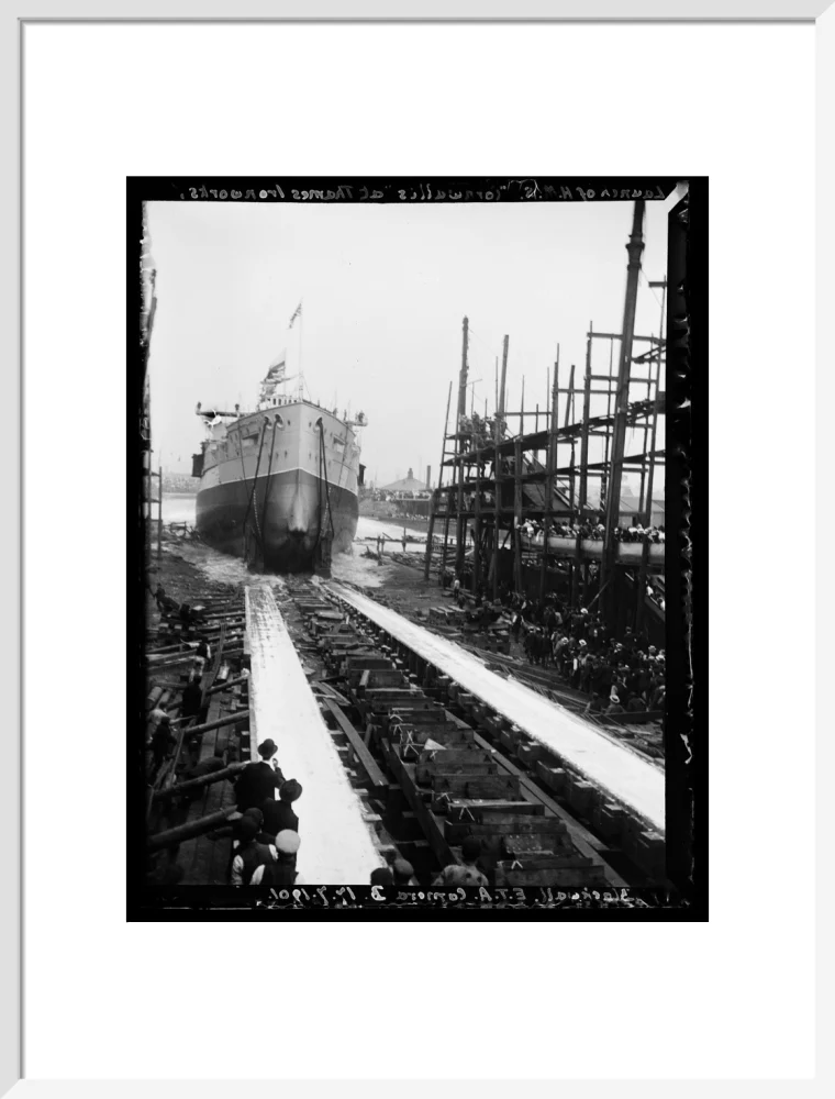 Launch Of HMS Cornwallis At Thames Ironworks, Blackwall', 1901 - Image 52