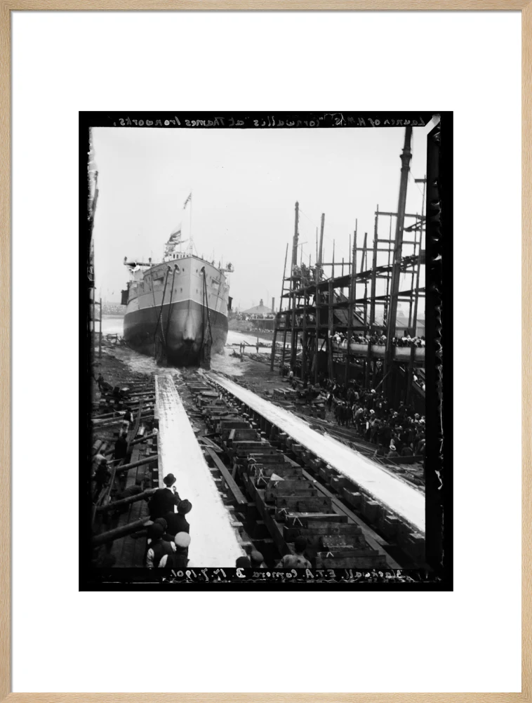 Launch Of HMS Cornwallis At Thames Ironworks, Blackwall', 1901 - Image 59