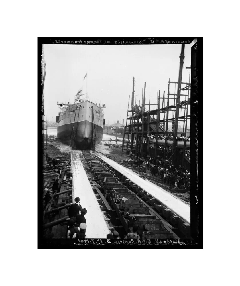 Launch Of HMS Cornwallis At Thames Ironworks, Blackwall', 1901 - Image 60