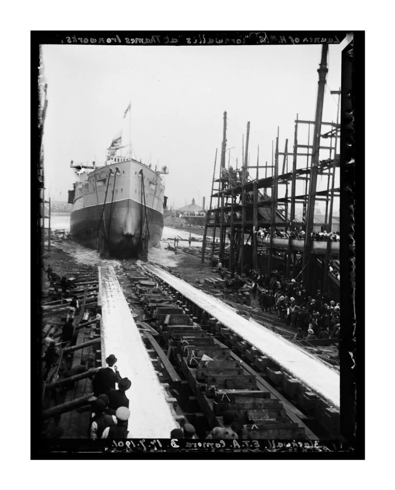 Launch Of HMS Cornwallis At Thames Ironworks, Blackwall', 1901 - Image 63
