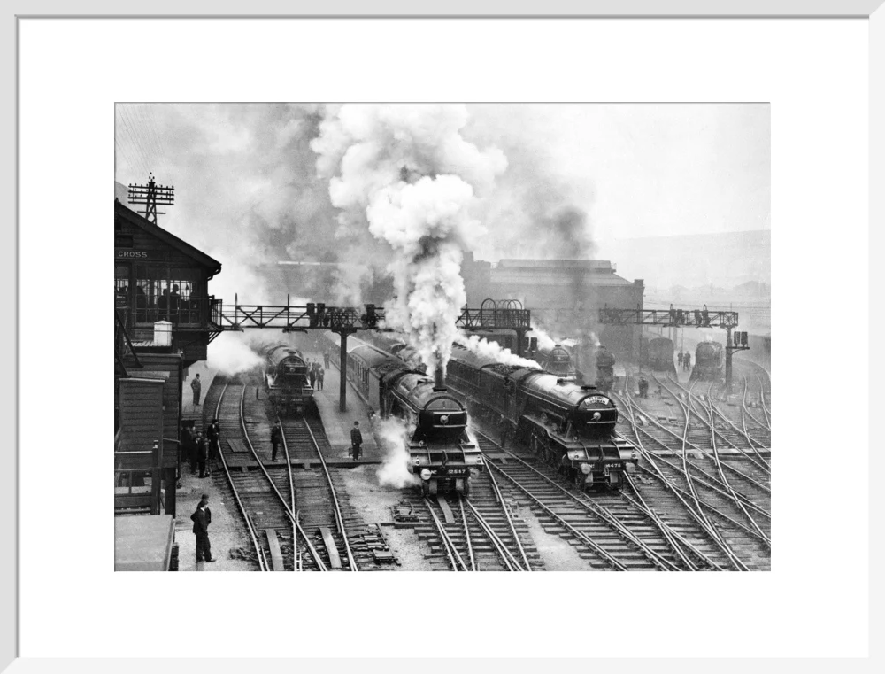 Flying Scotsman at King's Cross station, c 1930. - Image 19