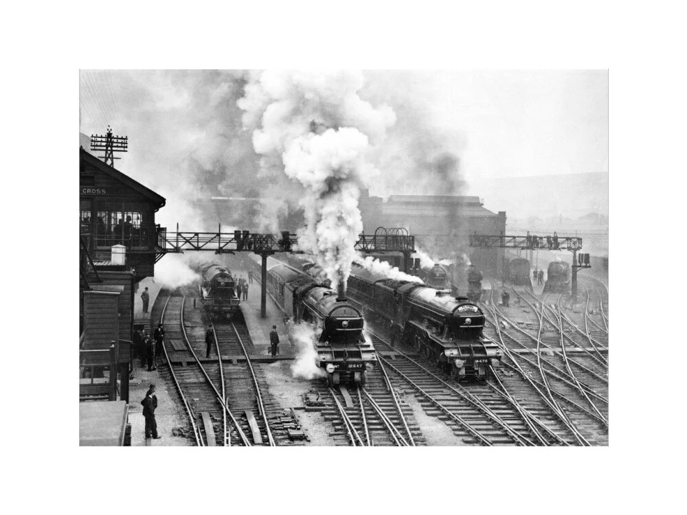 Flying Scotsman at King's Cross station, c 1930. - Image 22