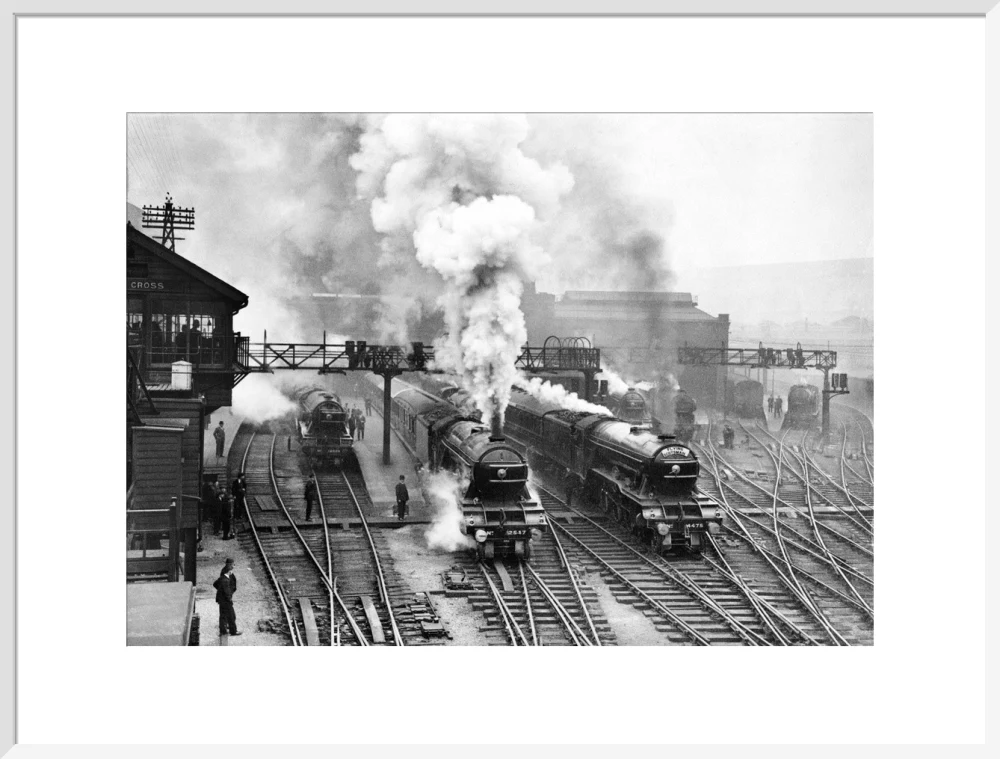 Flying Scotsman at King's Cross station, c 1930. - Image 24