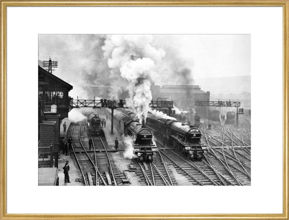 Flying Scotsman at King's Cross station, c 1930. - Image 25