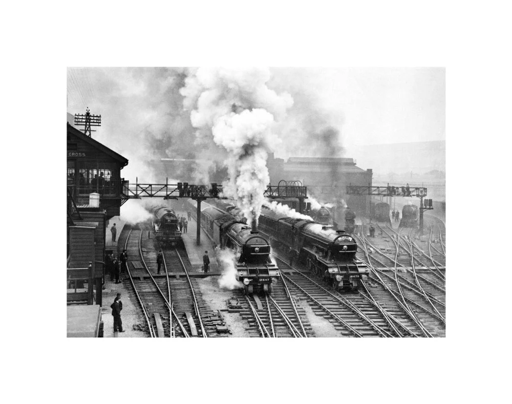 Flying Scotsman at King's Cross station, c 1930. - Image 27