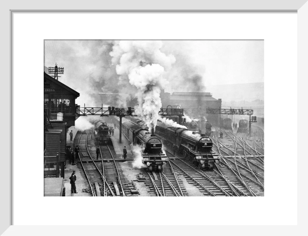 Flying Scotsman at King's Cross station, c 1930. - Image 42