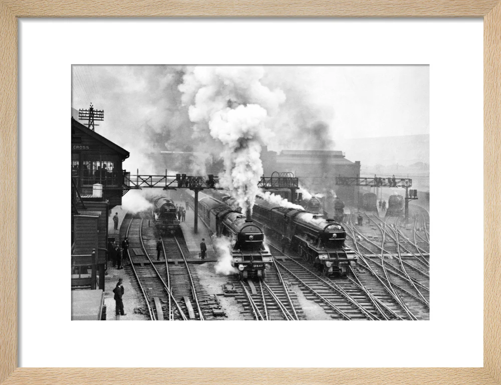 Flying Scotsman at King's Cross station, c 1930. - Image 44