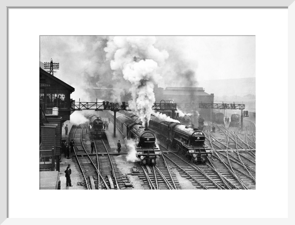 Flying Scotsman at King's Cross station, c 1930. - Image 47