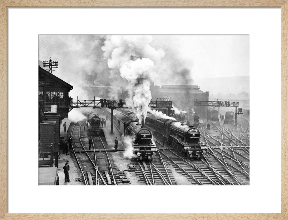 Flying Scotsman at King's Cross station, c 1930. - Image 49
