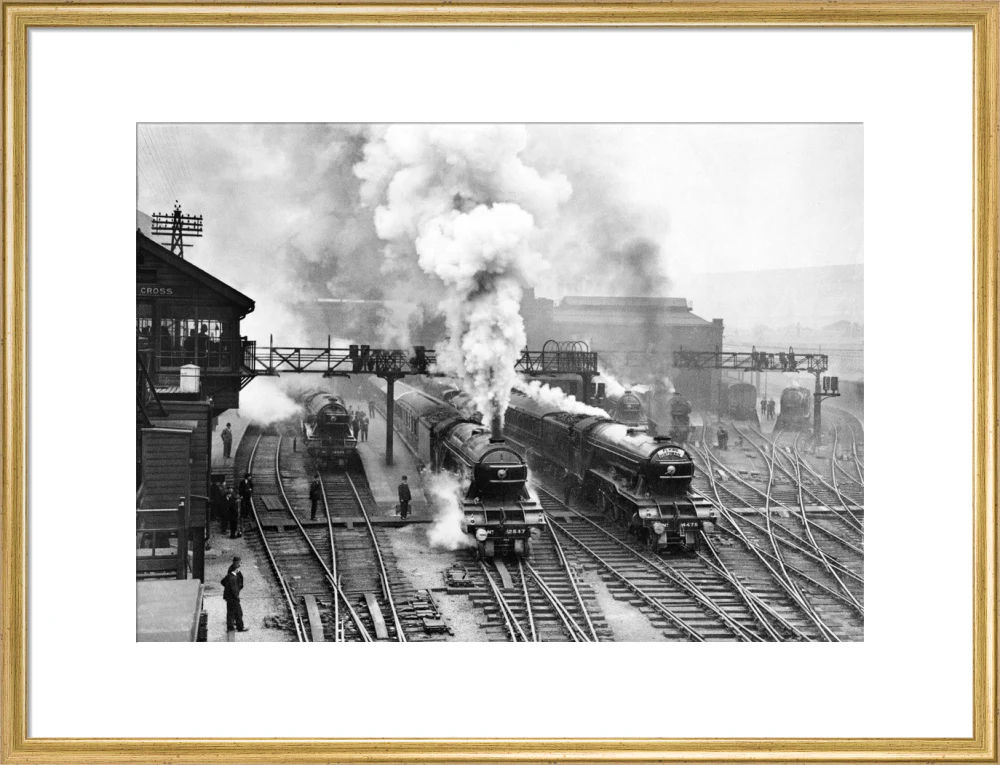Flying Scotsman at King's Cross station, c 1930. - Image 53
