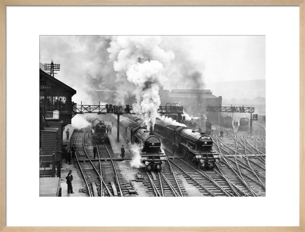 Flying Scotsman at King's Cross station, c 1930. - Image 54