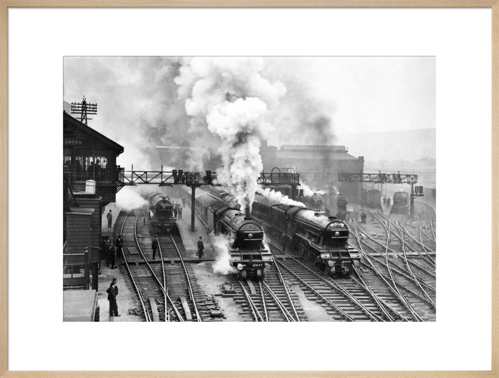 Flying Scotsman at King's Cross station, c 1930. - Image 59