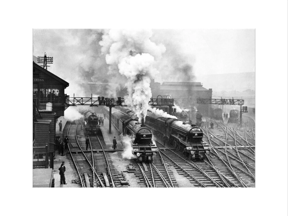 Flying Scotsman at King's Cross station, c 1930. - Image 7