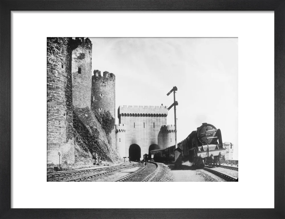 Irish Mail passing Conwy Castle, 1936. - Image 41