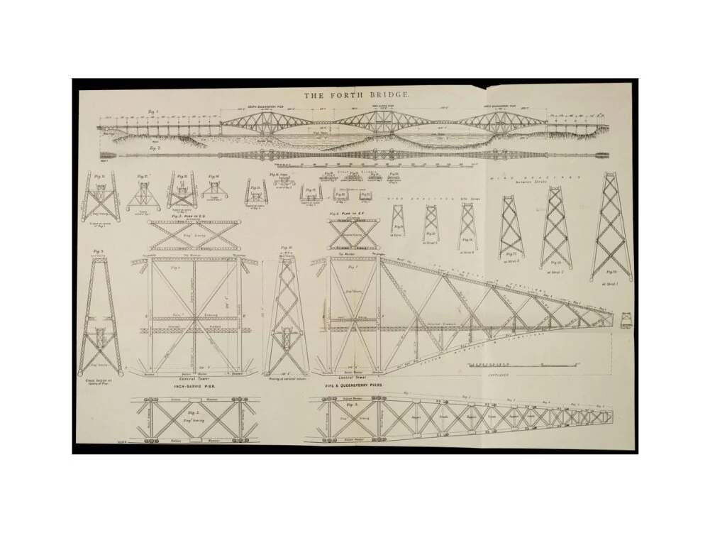 Diagram of the Forth Bridge - Image 12