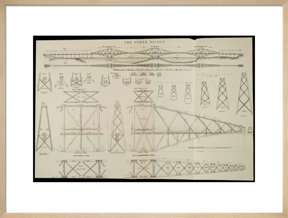 Diagram of the Forth Bridge - Image 21