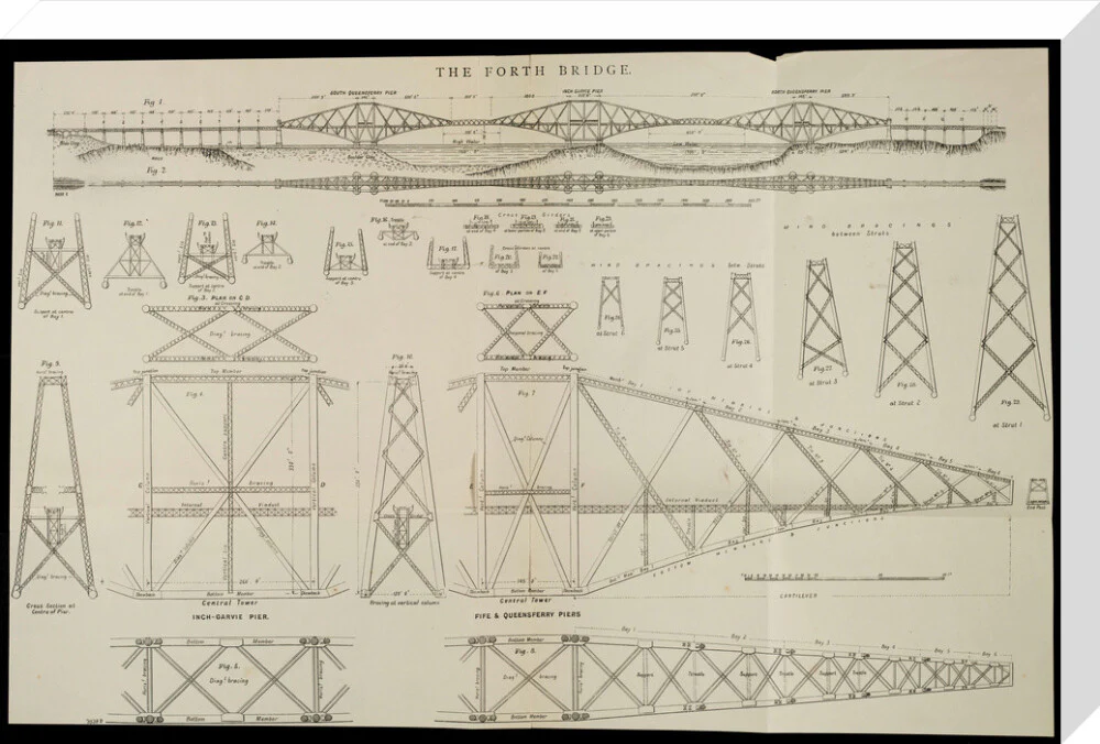 Diagram of the Forth Bridge - Image 33