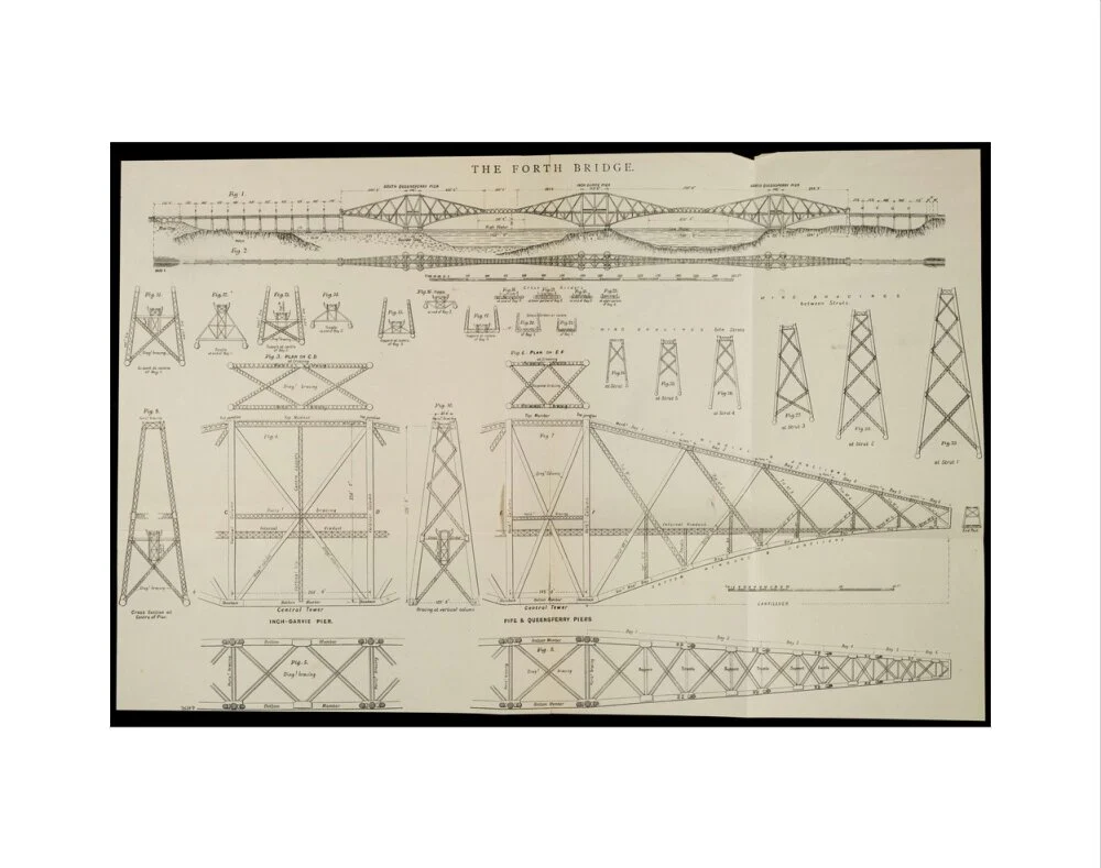 Diagram of the Forth Bridge - Image 35
