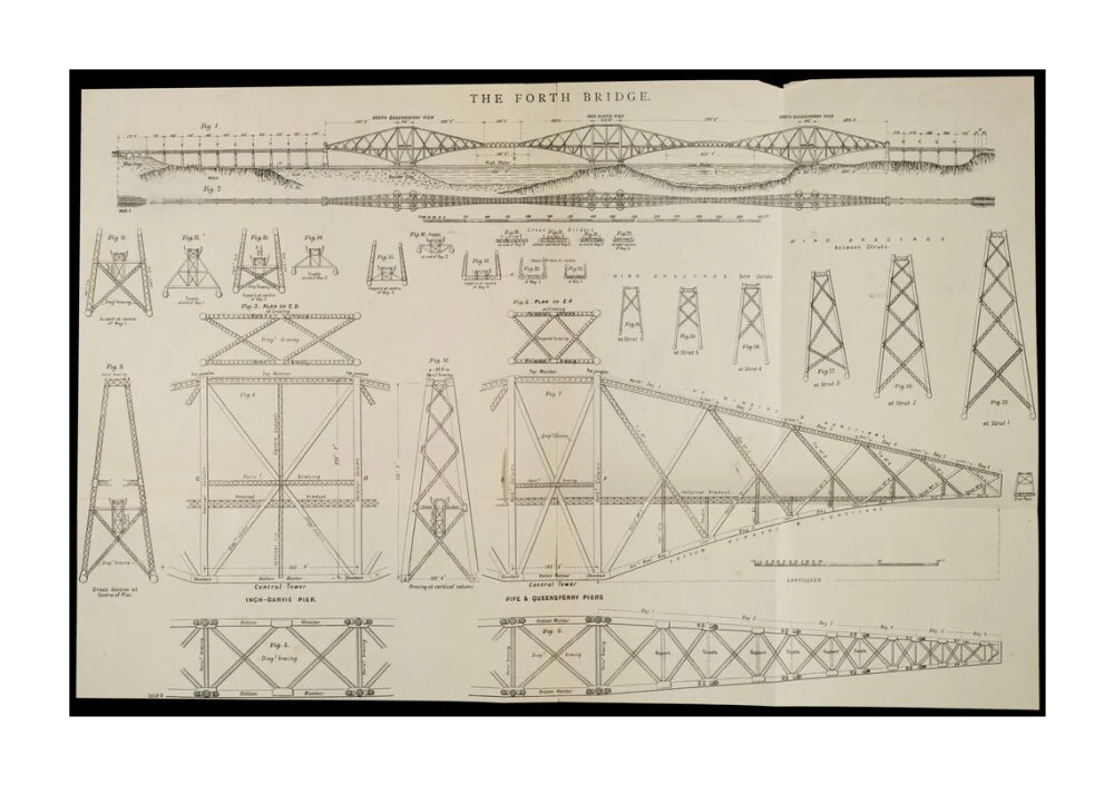 Diagram of the Forth Bridge - Image 63