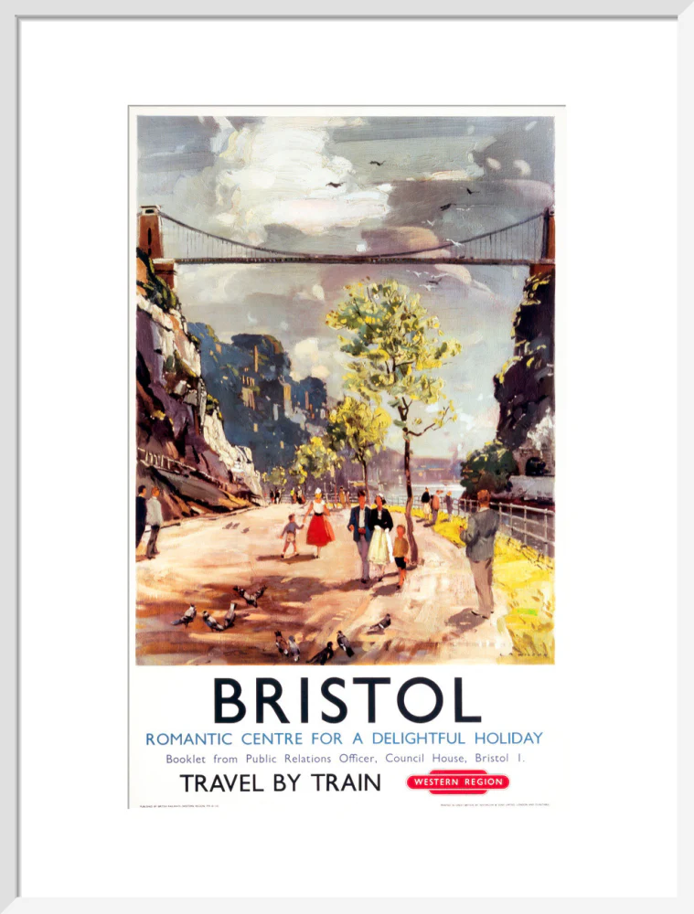'Bristol - Romantic Centre for a Delightful Holiday', BR poster, c 1950s. - Image 52