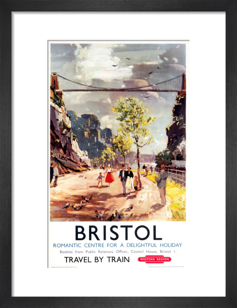 'Bristol - Romantic Centre for a Delightful Holiday', BR poster, c 1950s. - Image 74