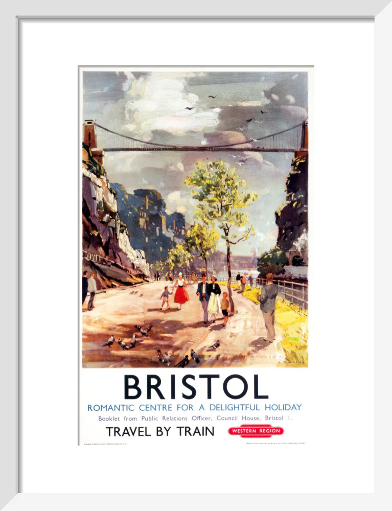 'Bristol - Romantic Centre for a Delightful Holiday', BR poster, c 1950s. - Image 75