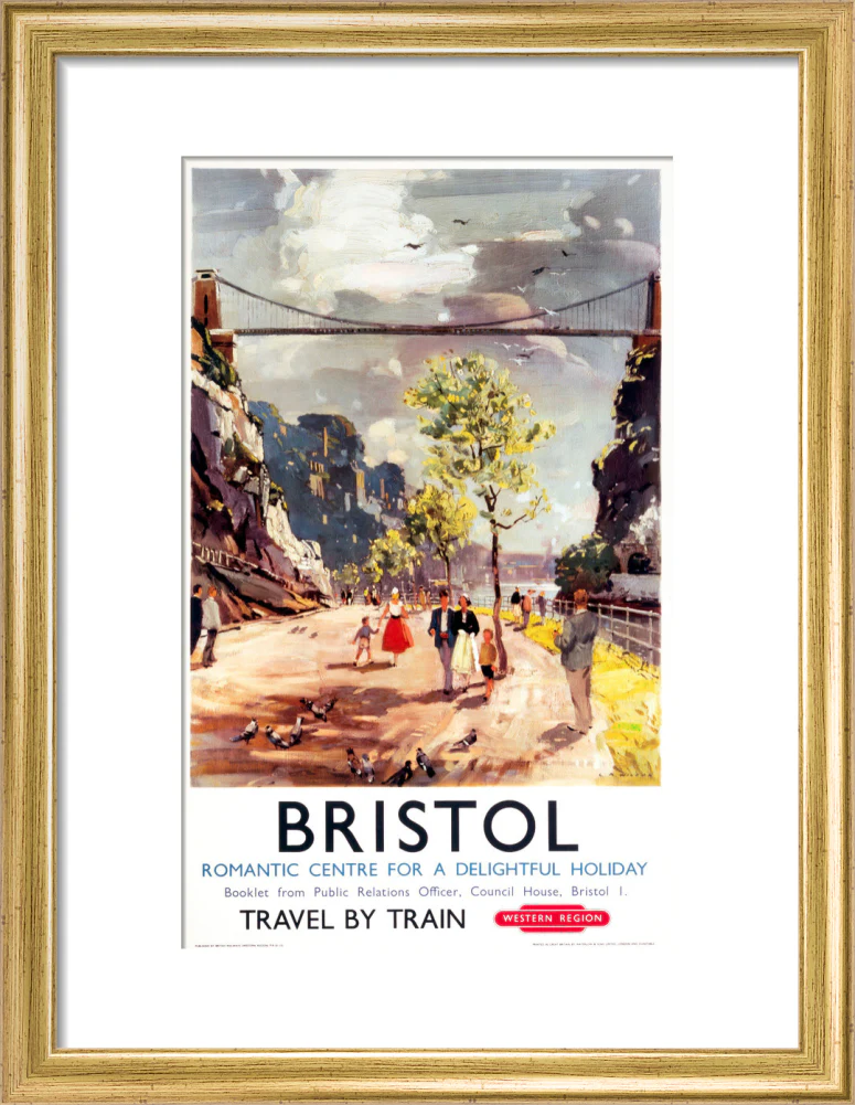 'Bristol - Romantic Centre for a Delightful Holiday', BR poster, c 1950s. - Image 76